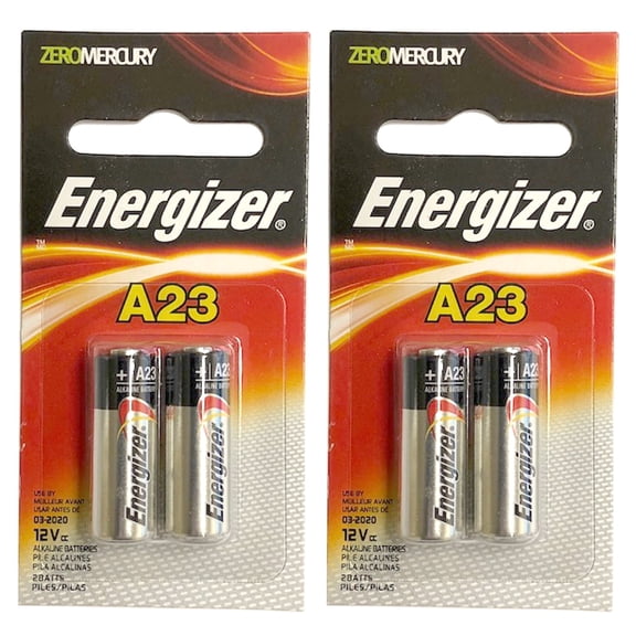 2pk of 4 Batteries 12V Alkaline Batteries A23BP Compatible With MN23, MS21, N21, N21, RV08