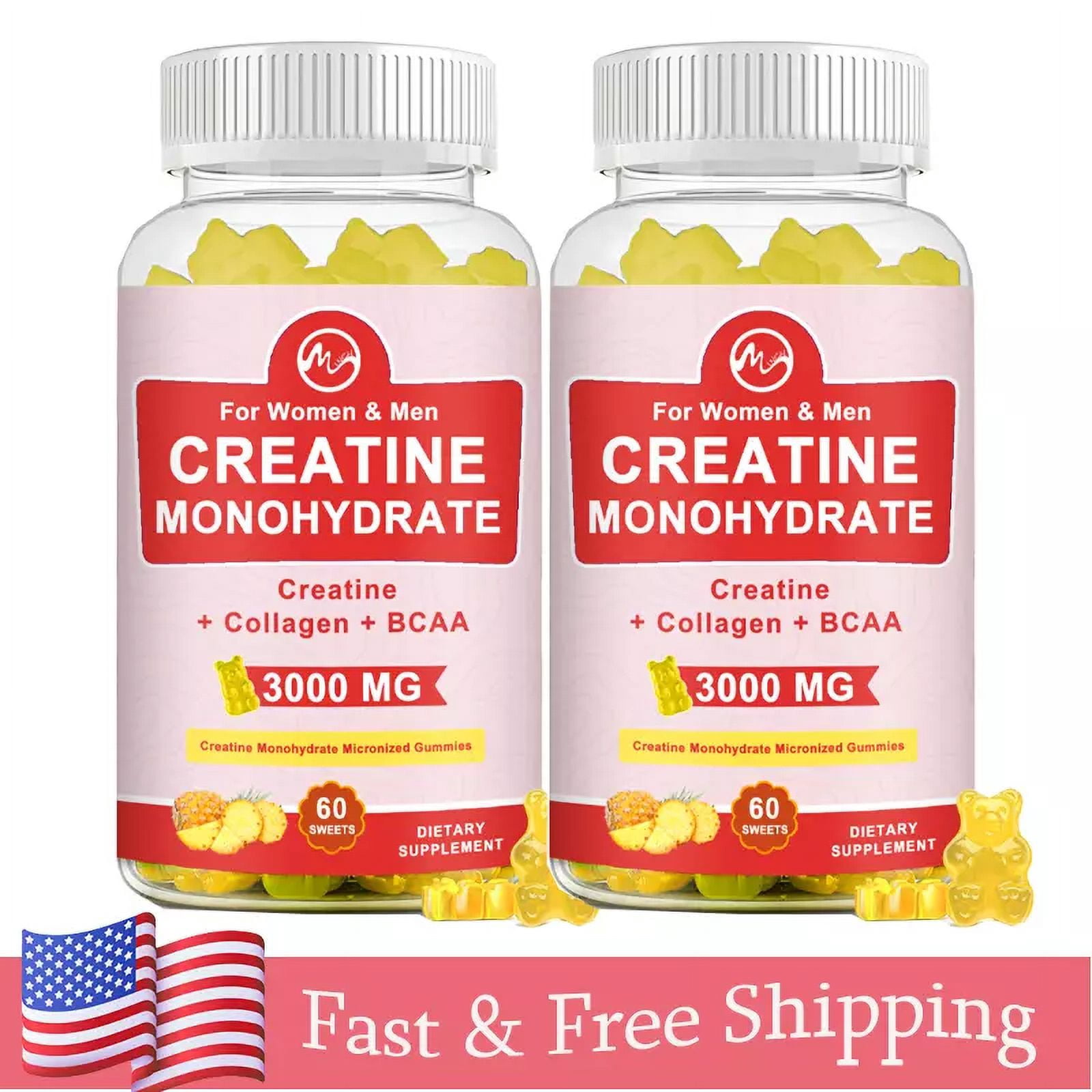 Créatine Monohydrate Vegan 270 Comprimés - 3000mg Par Dose - 3 Mois D'approvisionnement