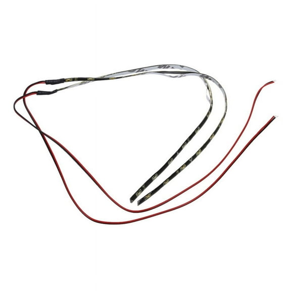 2x 30CM 15 SMD Side-emitting Side Shine Glow Flexible DRL LED Strip Light White