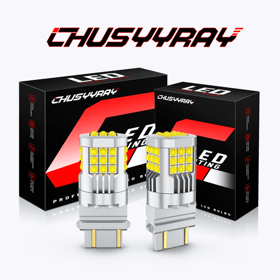 2x 3157 3156 LED Backup Tail Reverse Light Bulb White For Ford F150 2018 6000K