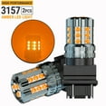 thumbnail image 1 of 2x 3157 3757A Turn Signal Light 3000k Amber LED Bulbs Fit for 04~12 Chevy Colorado, 1 of 10