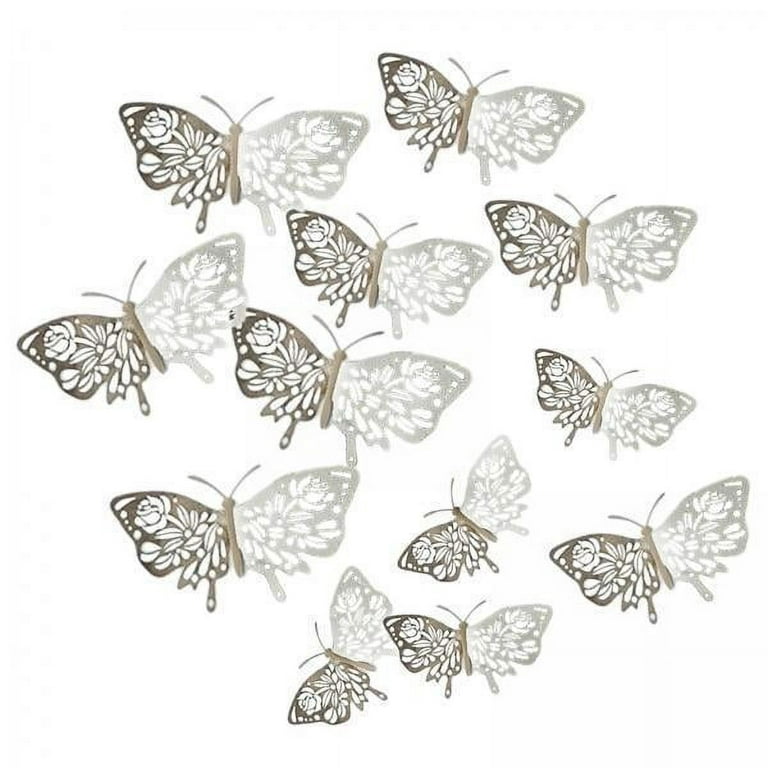 Set of 30 Butterflies Vinyl Wall Art Decals - 5 x 5 - Bedroom Vinyl –  Imprinted Designs