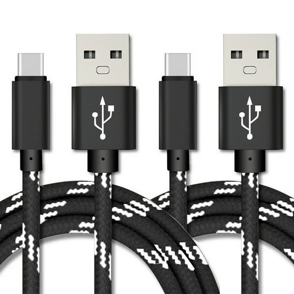 2x 3FT USB Type C Cable Fast Charging Cable USB-C Type-C 3.1 Data Sync Charger Cable Cord For Samsung Galaxy S9 S9+ Galaxy S8 S8 Plus Nexus 5X 6P OnePlus 2 3 LG G5 G6 V20 HTC M10 Google Pixel XL
