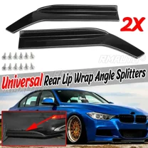 2x 46cm Universal Car Rear Bumper Lip Diffuser Protector Guard Extend Valance Lip For Ford For Focus RS ST For TOYOTA Body Kit