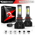 thumbnail image 1 of CHUSYYRAY 4-Side 9005 9045 LED Headlight High/Low Beam Bulbs Super Bright 6000K White 2 Pack, 1 of 10