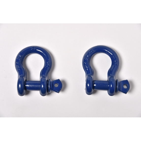 2x 5/8" Lift Tow Bow Shackle D-Ring w 3/4" Clevis Screw Pin WLL 7000lbs 3.25TON
