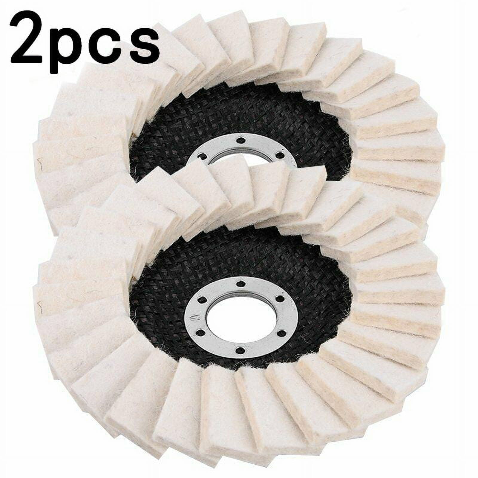 2x 5 Polishing Wheel Angle Grinder Buffing Disc Stainless Steel