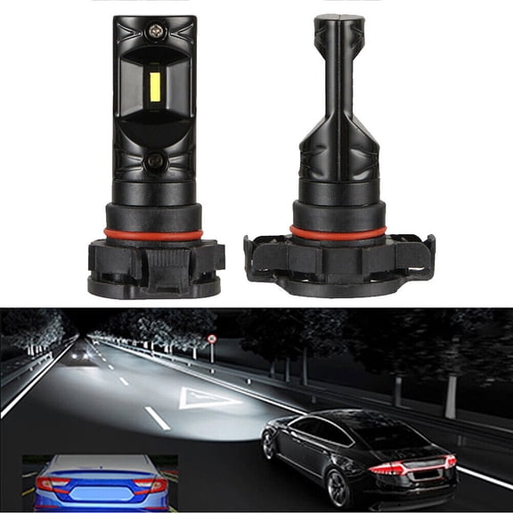 2x 5202/H16 Car Headlight Bulb for 2007-15 Chevy Silverado 1500 6000K
