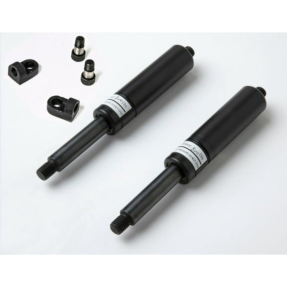 2x 550-1000lbs Lambo door shock f vertical hinge lamborghini w L fitting & Bolt