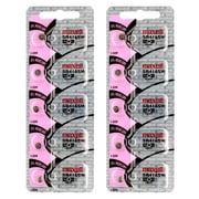 2x 5PK Maxell Silver Oxide Watch Battery SR416SW Drain Replace SB-A5 337