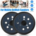 thumbnail image 1 of 2x 5inch Hook & Loop 3 Screws Orbital Sander Pad Replacement for Dewalt Makita, 1 of 9