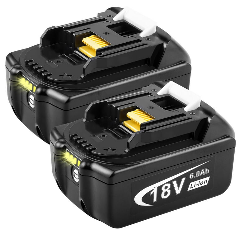 2x 6.0Ah Battery For Makita 18V 7.0Ah Lithium Ion BL1860 BL1830 BL1850 BL1820 US