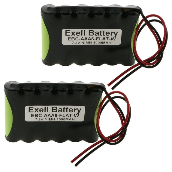 2x 7.2V 1000mAh NIMH w/Wire leads for 1:18 RC Truck Racing HPI RS4 Micro Cars
