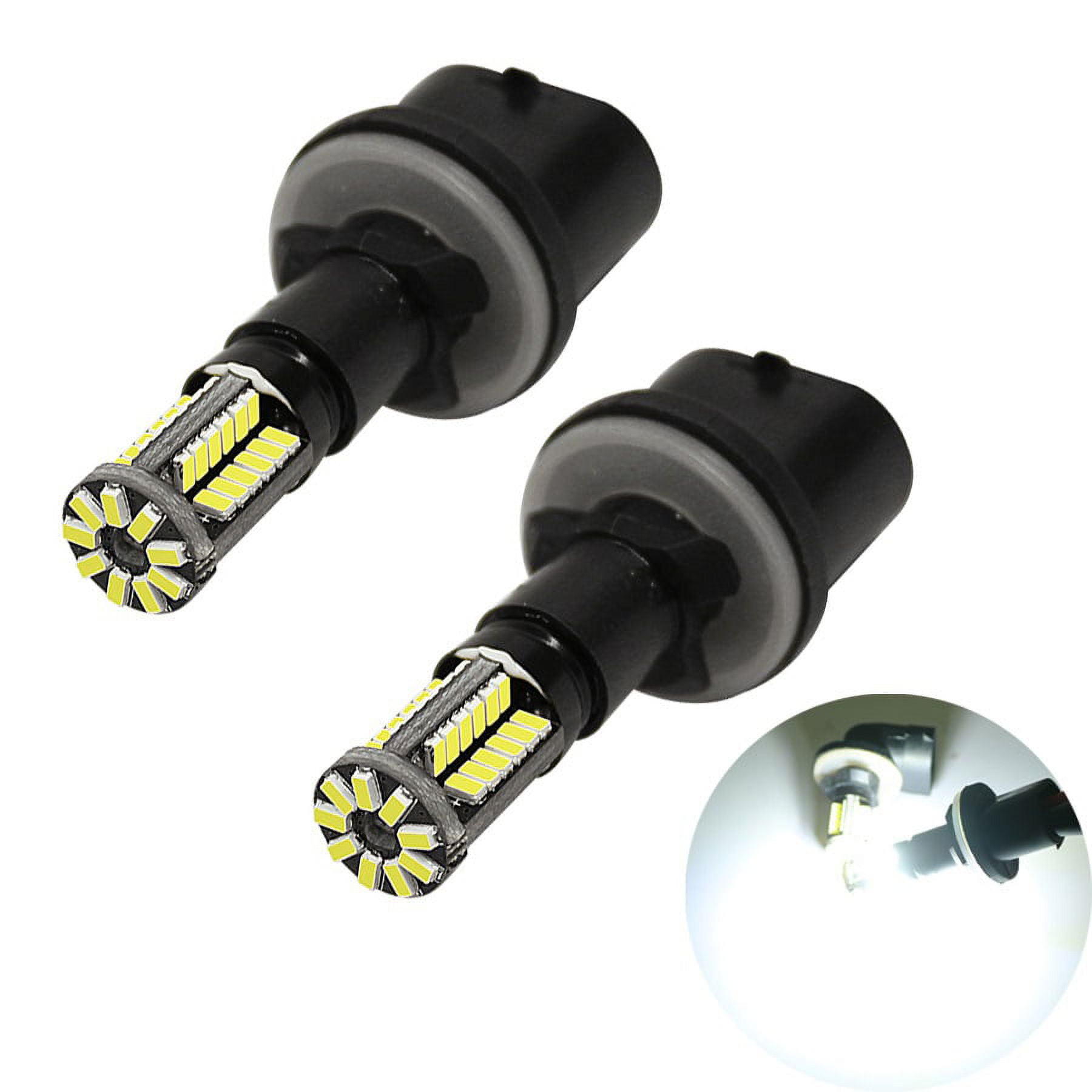 Lindmeyers 880 LED Fog Light Replacement Bulbs White 880 6000K Automotive Bulb