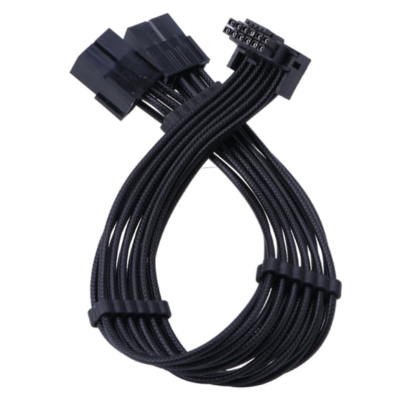 2x 8Pin Female to 12VHPWR PCIE 5.0 16Pin ATX3.0 Cable for RTX40 Graphics Cards