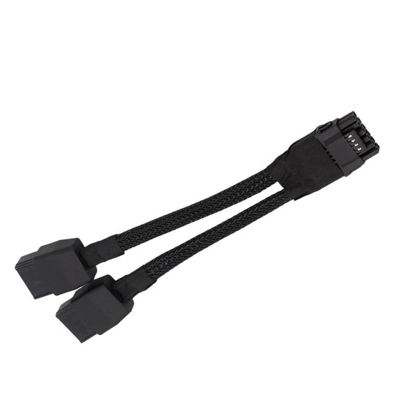 2x 8Pin To 16Pin PCIe Adapter Cable With Overcurrent Protections 600W Output For Computer Workstations