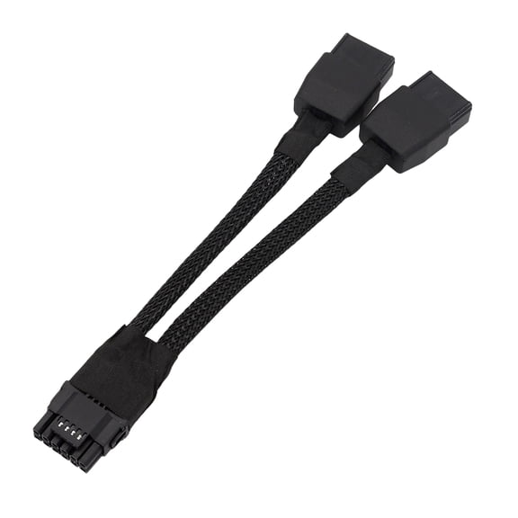 2x 8Pin To 16Pin PCIe Adapter Cable With Overcurrent Protections 600W Output For Computer Workstations