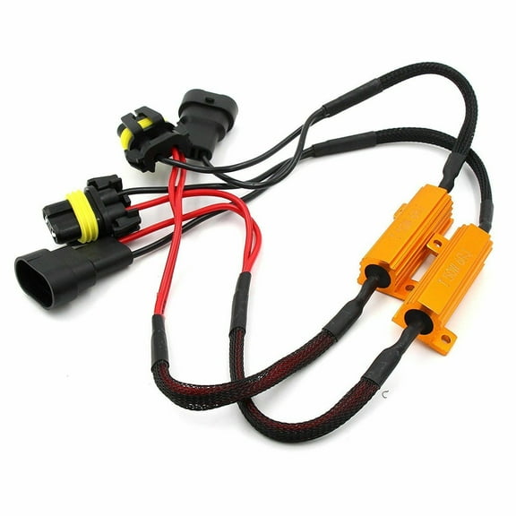 2x 9005/9006 LED Headlight Canbus Decoder Error Anti Flicker Resistor Canceller