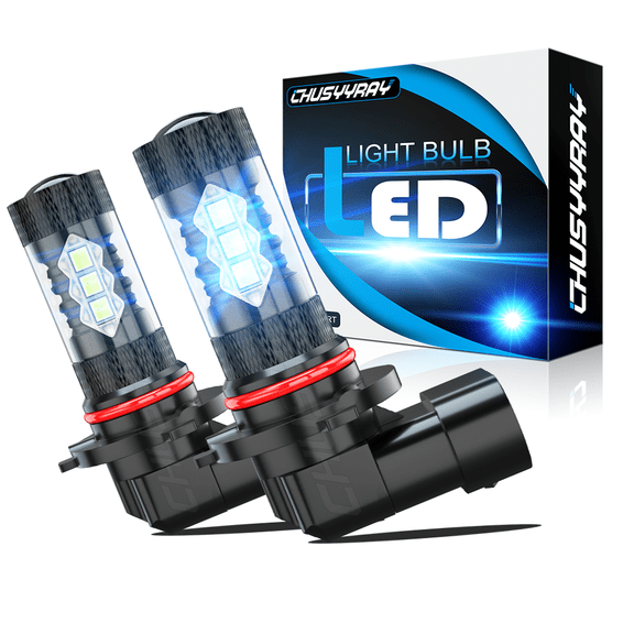 2x 9005 9145 H10 LED Fog Light Bulbs Ice Blue 8000K For Cadillac Escalade 2007-2014