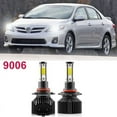 thumbnail image 1 of 2x 9006 Low Beam For Toyota Corolla 1997 LED Headlight Bulbs 6000K, 1 of 11