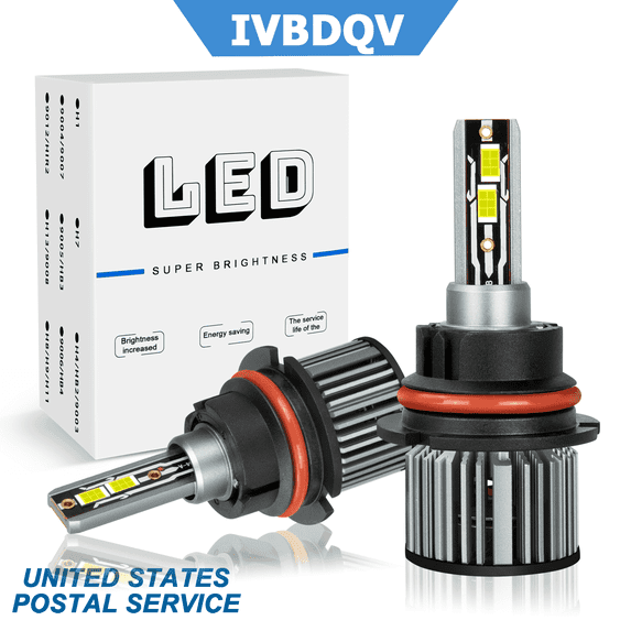 2x 9007 LED Headlight Bulb For Ford Mustang 1988-2004 High/Low Beam Kit 6500K Bright White