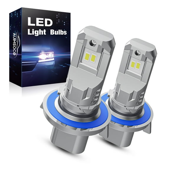 2x 9008 LED Headlight Light Bulbs Cool White Kit For Dodge Ram 3500 2006 2009 No Hyper Flash Canbus No Error