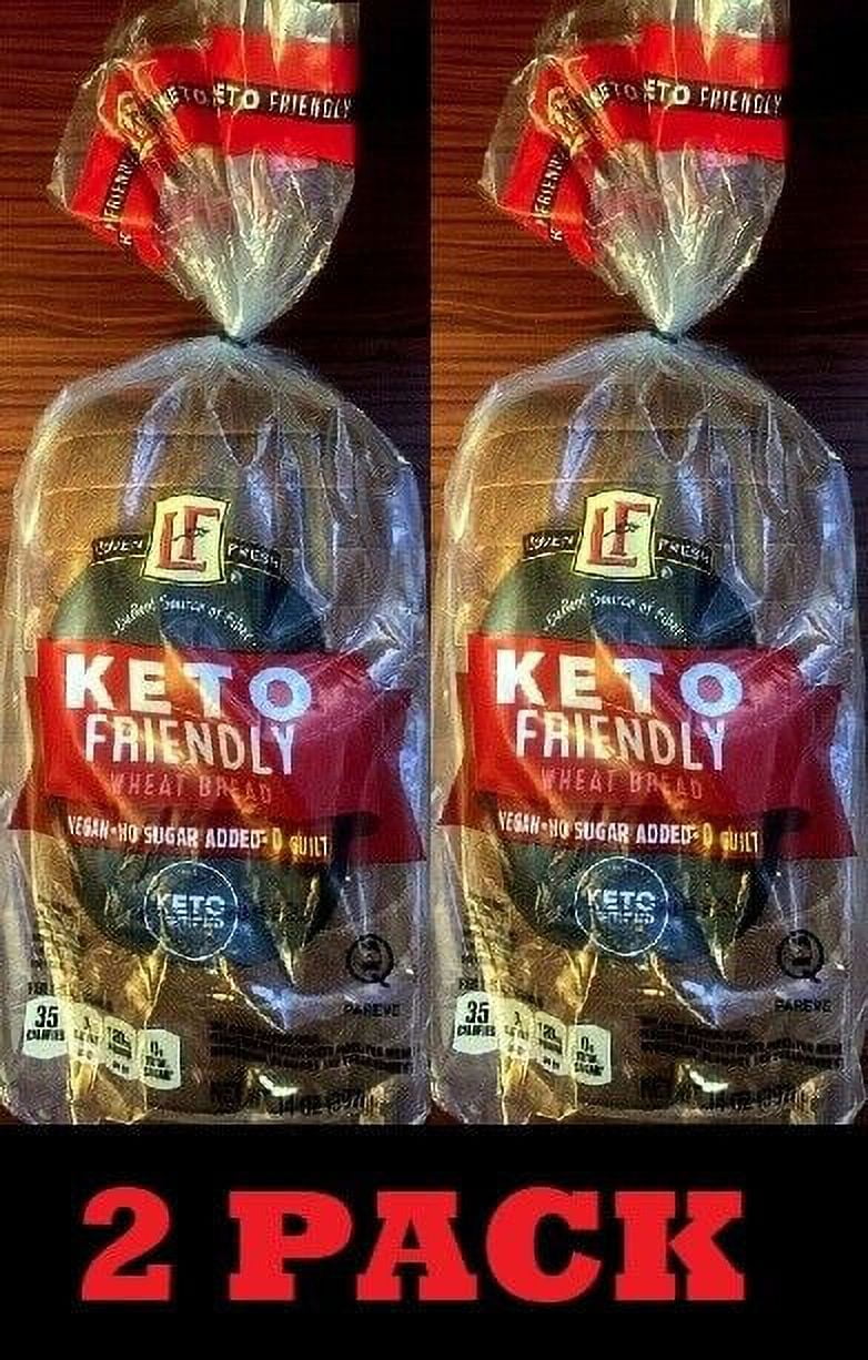 2x ALDI L’OVEN FRESH Keto Friendly WHEAT Bread ZERO Net Carbs VEGAN 2