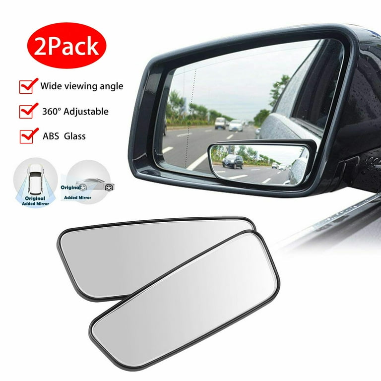 2X CAR BLIND Spot Mirror Auto 360° Wide Angle Convex Rear Side View - Foto 3