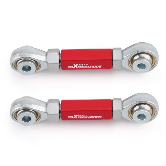 2x Adjustable Rear Toe Control Arms - Steel, Powder Coated - MXR02FXSY - Acura Integra 90-01, Honda Civic 88-00, CRX 88-91, Del Sol 93-97, CR-V 97-01 - Left/Right