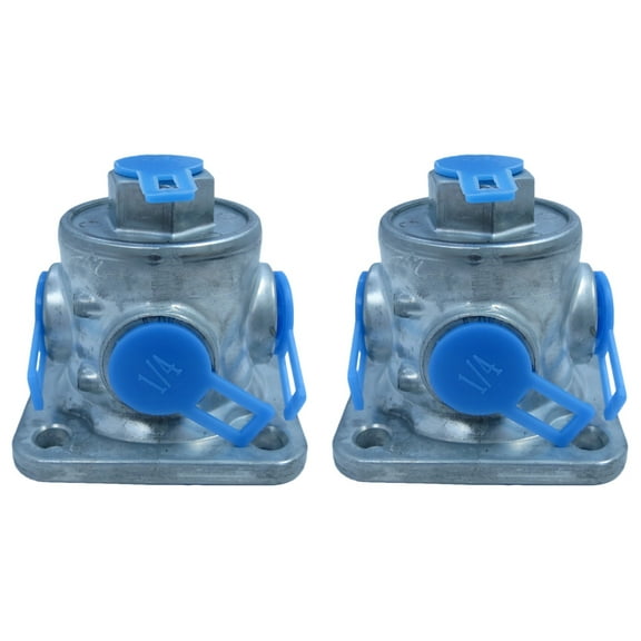 2x Air Ride 3 Way Dump Pilot Valve Trailer & Truck (Replaces Haldex 90554615)