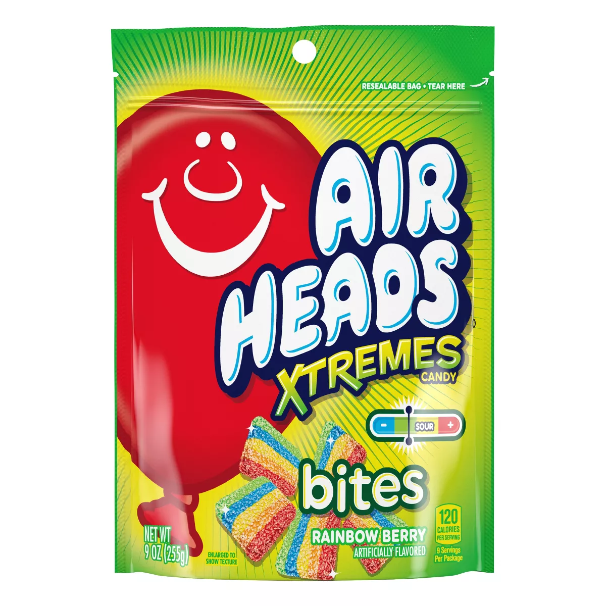 2x-Airheads Xtreme Rainbow Berry Bites Candy - 9oz - Walmart.com