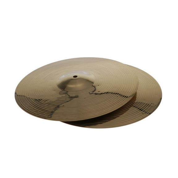 2x Alloy Drum -Hat Cymbal 14inch Percussion Instrument Accessory, For Drum-player