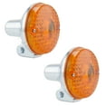 thumbnail image 1 of 2x Amber Turn Signals Kawasaki Enduro KE KH KL 100 125 175 250 Blinker Indicator, 1 of 4