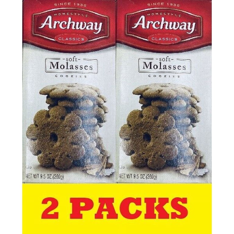 Archway, Soft Molasses Cookies, 9.5 Oz, 2 Boxes Pack - Walmart.com