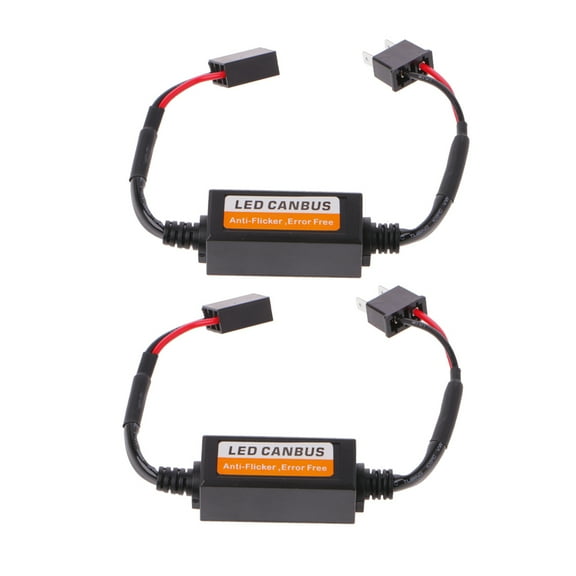 2x Auto Light Aeesmbly Fog Light Canbus Load Resistor Canceller Decoder