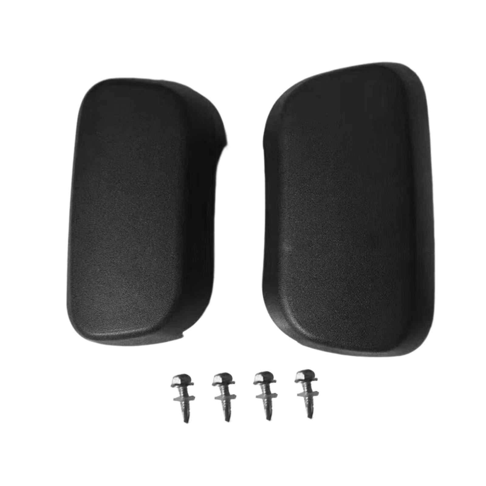 Step Cap 2x Auto Side Step End Caps/ 68193113AA Black for 1500 2500 3500 4500 ...