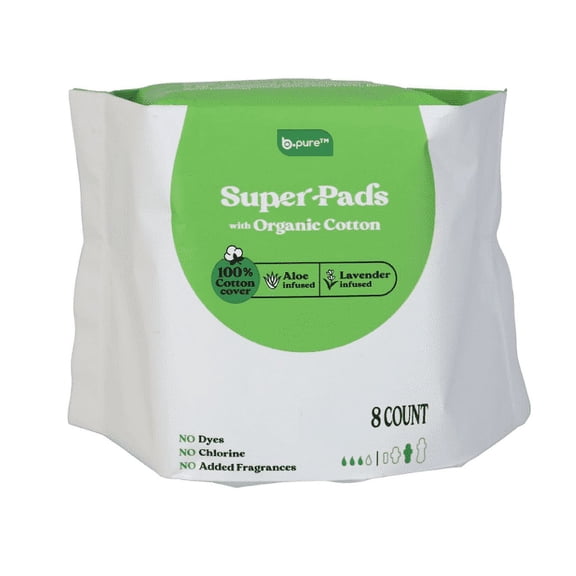 2x BPure Lavender and Aloe Super Infused Pads, 8 ct.