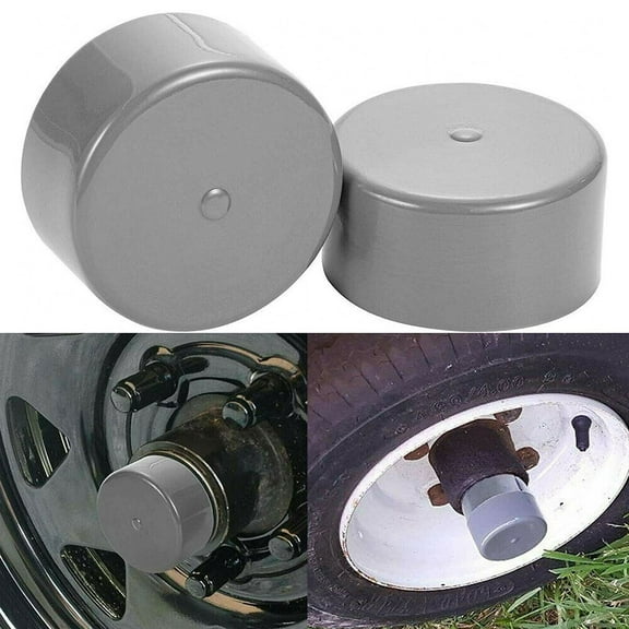 2x Bearing Buddy Bras 1.98" Rubber Caps Dust Covers Replacement for Trailer Boat