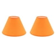 thumbnail image 1 of 2x Bedside Table Lamp, Retro Style Table Lamp Shade Nightstand Mini Desk Lamps for Bedroom, Living Room, , Bookcase Orange, 1 of 8