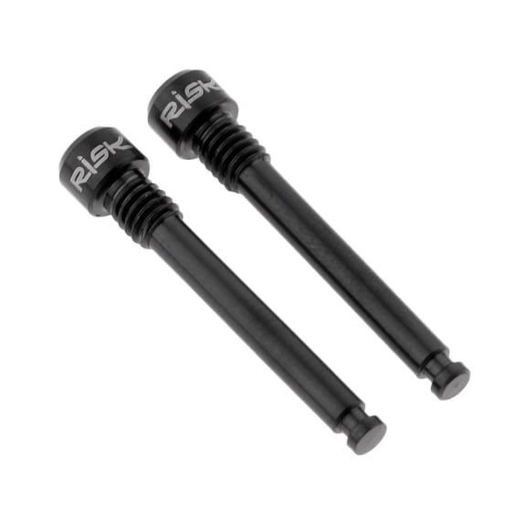 2x Bike Ti Hydraulic Disc Brake Pad Thread Pins Brake Bolts Screws - Black, x 30mm