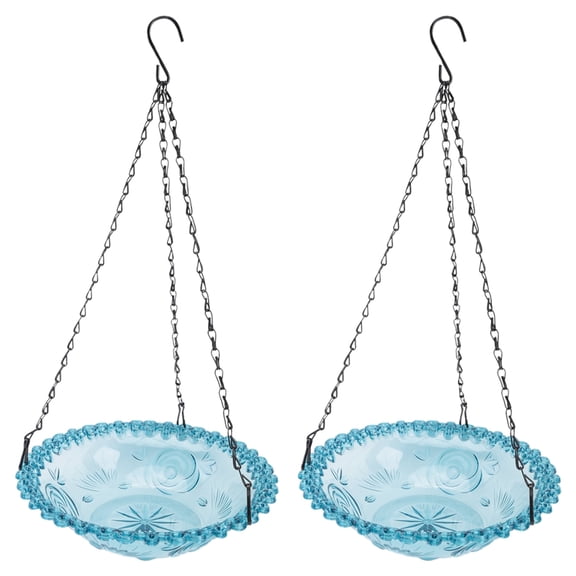 2x Bird Feeder-Blue