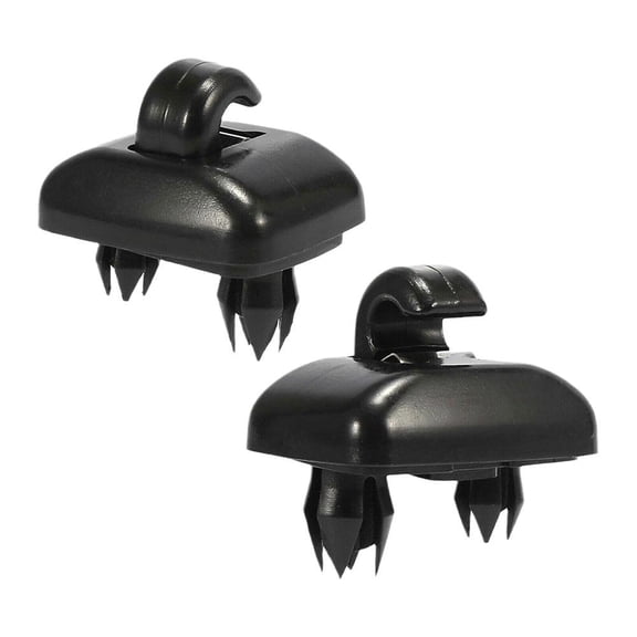 2x Black Inner Sun Visor Clip For A3 A4 A5 Q5 A7 B6 B7 B8 S4 S5 8U0857562A