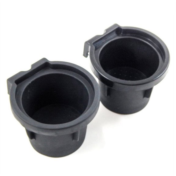 2x Black Insert Liner Cup Holder For Nissan Frontier 2005-2017 Xterra 2005-2015