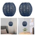thumbnail image 1 of 2x Boho Pendant Lamp Shade Woven Lampshade Home Living Room Restaurant Decor, 1 of 9