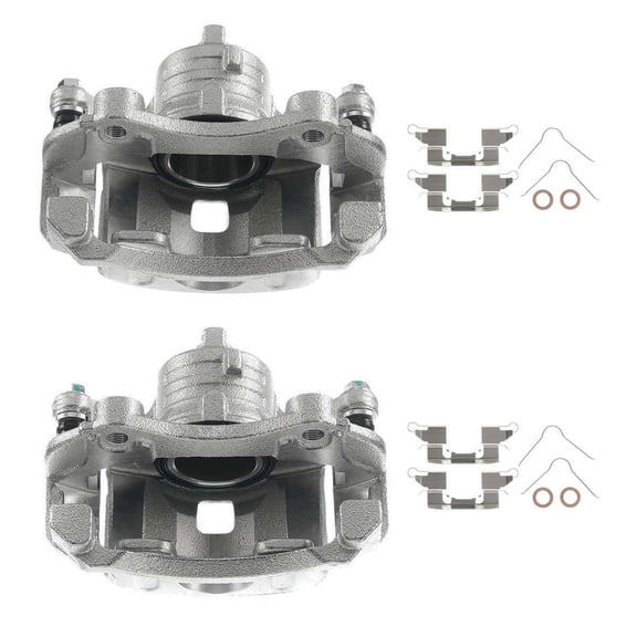 2x Brake Caliper w/ Bracket For March Micra Versa Versa Note Front Left & Right