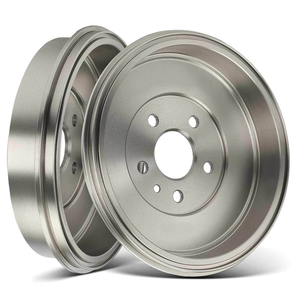 Pair Of Rear Brake Drums For 2011-2015 Chevy Cruze & 2016 Cruze Limited – 5-Bolt Cast Iron