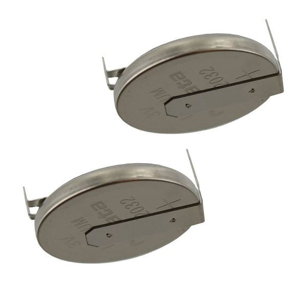 2x CR2032FH1-MFR 3V Lithium Coin Battery HORZ 2-PIN for Pavilion RTC