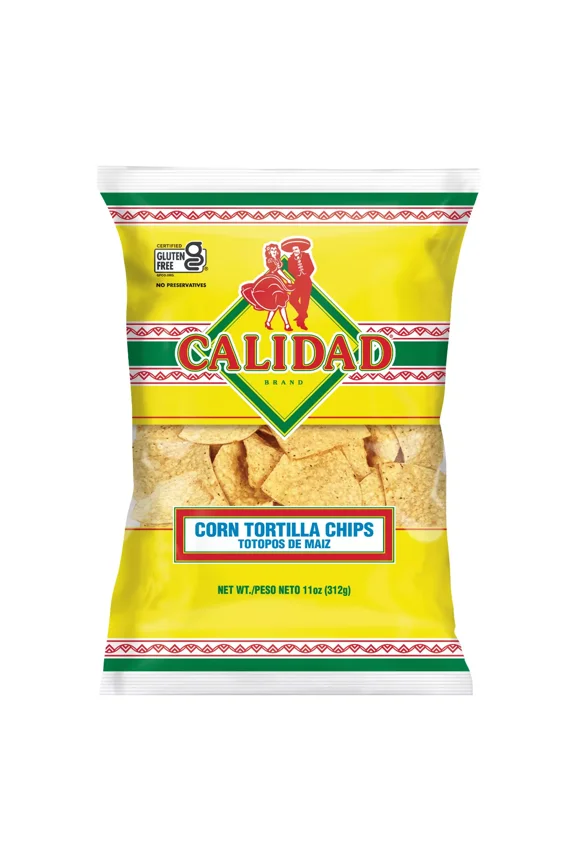 2x-Calidad Yellow Corn Tortilla Chips - 11oz