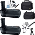 thumbnail image 1 of 2x Canon BG-E22 Battery Grips for EOS R w/ Case | Cleaning Kit | Flexible Tripod, 1 of 1