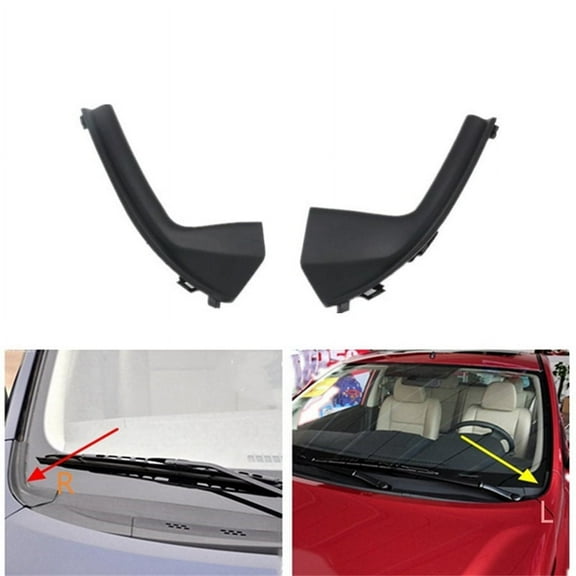 2x Car Grille Outer Cover Driver + Passenger For Nissan 2007-2012 Versa Hatchback